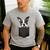 Boston Terrier Dog Puppy Dog In Pocket Cute Pet Lover Men's Casual T-Shirt Sport Grey
