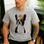 Boston Terrier Dog Wearing Crown For Men Women Girls Kids Men's Casual T-Shirt Sport Grey