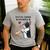 Boston Terrier Grandma Mother's Day Dog Mom Men's Casual T-Shirt Sport Grey