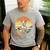 Boston Terrier Guitar Retro Men's Casual T-Shirt Sport Grey