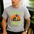 Boston Terrier Halloween Zombie American Gentleman Dog Lover Men's Casual T-Shirt Sport Grey