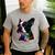 Boston Terrier Lovers Colorful Pop Art Boston Terrier Men's Casual T-Shirt Sport Grey