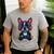 Boston Terrier Lovers Gaming Headphones Boston Terrier Men's Casual T-Shirt Sport Grey