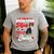 Boston Terrier Mom American Gentleman Dog Mother's Day Men's Casual T-Shirt Sport Grey