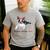 Boston Terrier Mom Bandana Boston Terrier Dog Men's Casual T-Shirt Sport Grey