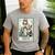 The Boston Terrier Mom Skeleton Spooky Season Halloween Men's Casual T-Shirt Sport Grey