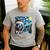 Boston Terrier Santa Starry Night Van Gogh Christmas Dog Men Women Kids Men's Casual T-Shirt Sport Grey