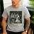 Boston Terrier Selfie With Ghosts Halloween Dog Lover Men's Casual T-Shirt Sport Grey