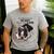 Boston Terrier Shirt I Didn't Fart My Butt Blew You A Kiss Men's Casual T-Shirt Sport Grey