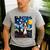 Boston Terrier Starry Night Van Gogh Art Men's Casual T-Shirt Sport Grey