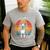 Boston Terrier UFO Alien Boston Terrier Dog Mom Dad Men's Casual T-Shirt Sport Grey