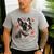 Boston Terrier Is My Valentine Cute Pet Dog Owner Valentine Men's Casual T-Shirt Sport Grey