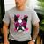 Boston Terrier Valentines Day Shirt Heart Dog Lover Men's Casual T-Shirt Sport Grey