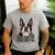 Boston Terrier Will Find And Lick You Bostie Mom Men's Casual T-Shirt Sport Grey