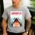 Boston Terriers Jowls Dog Mom Dog Dad Men's Casual T-Shirt Sport Grey