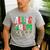All Calm Said No Teacher Teacher Christmas Lights Men's Casual T-Shirt Sport Grey