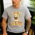 You Can't Scare Me I Teach Kindergarten Halloween Teacher Men's Casual T-Shirt Sport Grey