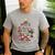 Christmas Library Tree Love Reading Books Nerd Teacher Men's Casual T-Shirt Sport Grey