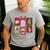 Christmas Teacher Stamps Men's Casual T-Shirt Sport Grey