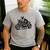 Cool Boston Terrier Riding a Motorcycle Biker Dog Lover For Men Women Kids Men's Casual T-Shirt Sport Grey