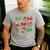 Cute Coquette Pencil Bow Christmas School Teacher Student Men's Casual T-Shirt Sport Grey