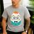 Cute Good Egg Teacher Halloween Costume Food Group Men's Casual T-Shirt Sport Grey