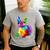 Dog Lover Boston Terrier Dog Colorful Boston Terrier Men Women Kids Men's Casual T-Shirt Sport Grey