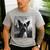 Dog Mom Dad Alien Selfie Boston Terrier UFO For Men Women Men's Casual T-Shirt Sport Grey
