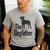 The Dogfather Boston Terrier Dog Funny Dog Gift T-Shirt For Men Women Girls Kids Men's Casual T-Shirt Sport Grey