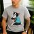 Father's Day Gift Dog Dad Boston Terrier i Love Dad Tattoo Men's Casual T-Shirt Sport Grey