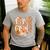 First Grade Fall Floral Coquette Bow Teachers Students Men's Casual T-Shirt Sport Grey