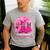Ghost And Witch Boston Terrier Dog In October We Wear Pink Men's Casual T-Shirt Sport Grey