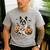Halloween Boston Terrier Ghost Men's Casual T-Shirt Sport Grey