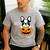 The Halloween Boston Terrier Men's Casual T-Shirt Sport Grey