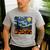 Halloween Pumpkin Starry Night Van Gogh Art Teacher Men's Casual T-Shirt Sport Grey Halloween Pumpkin Starry Night Van Gogh Art Teacher Men's Casual T-Shirt Sport Grey