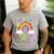 Happy 50th Days Of School Rainbow Teacher 50 Days Smarter Men's Casual T-Shirt Sport Grey Happy 50th Days Of School Rainbow Teacher 50 Days Smarter Men's Casual T-Shirt Sport Grey