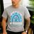 Happy Teacher I Wear Blue For My Students Autism Awareness Men's Casual T-Shirt Sport Grey