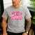My Job Is Teach Pink Retro Female Teacher Life Women Men's Casual T-Shirt Sport Grey