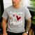 Kindergarten Has My Heart Buffalo Print Teacher Valentine Men's Casual T-Shirt Sport Grey Kindergarten Has My Heart Buffalo Print Teacher Valentine Men's Casual T-Shirt Sport Grey