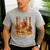 Librarian Turkey Reading Book Fall Thanksgiving Teacher Men's Casual T-Shirt Sport Grey