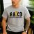 Lightning Pencil Rock'n Roll ABCD Teacher Back To School Kid Men's Casual T-Shirt Sport Grey