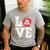 LOVE Apple 3rd Grade Teacher Student School Men's Casual T-Shirt Sport Grey LOVE Apple 3rd Grade Teacher Student School Men's Casual T-Shirt Sport Grey