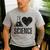 I Love Science Lover Teacher Scientist Sciences Men's Casual T-Shirt Sport Grey I Love Science Lover Teacher Scientist Sciences Men's Casual T-Shirt Sport Grey