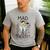 Mad Scientist Shirt Kids Boys Youth Science Teacher Men's Casual T-Shirt Sport Grey