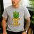 Math Teacher Hawaiian Shirts Pineapple Pi Day Symbol Men's Casual T-Shirt Sport Grey