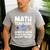 Mathematics Teachers Math Teacher For Men Women Men's Casual T-Shirt Sport Grey Mathematics Teachers Math Teacher For Men Women Men's Casual T-Shirt Sport Grey