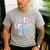 Preppy Fifth Grade Teacher Blue Floral Coquette Pencil Bow Men's Casual T-Shirt Sport Grey