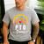PTO Crew Parent School Volunteer Board Mom Parent Teacher Men's Casual T-Shirt Sport Grey