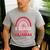 Rainbow Retro Homeschool Mom Teacher I Teach In My Pajamas Men's Casual T-Shirt Sport Grey Rainbow Retro Homeschool Mom Teacher I Teach In My Pajamas Men's Casual T-Shirt Sport Grey
