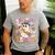 Retro Floral Ghost Trick Or Teach Groovy Teacher Halloween Men's Casual T-Shirt Sport Grey